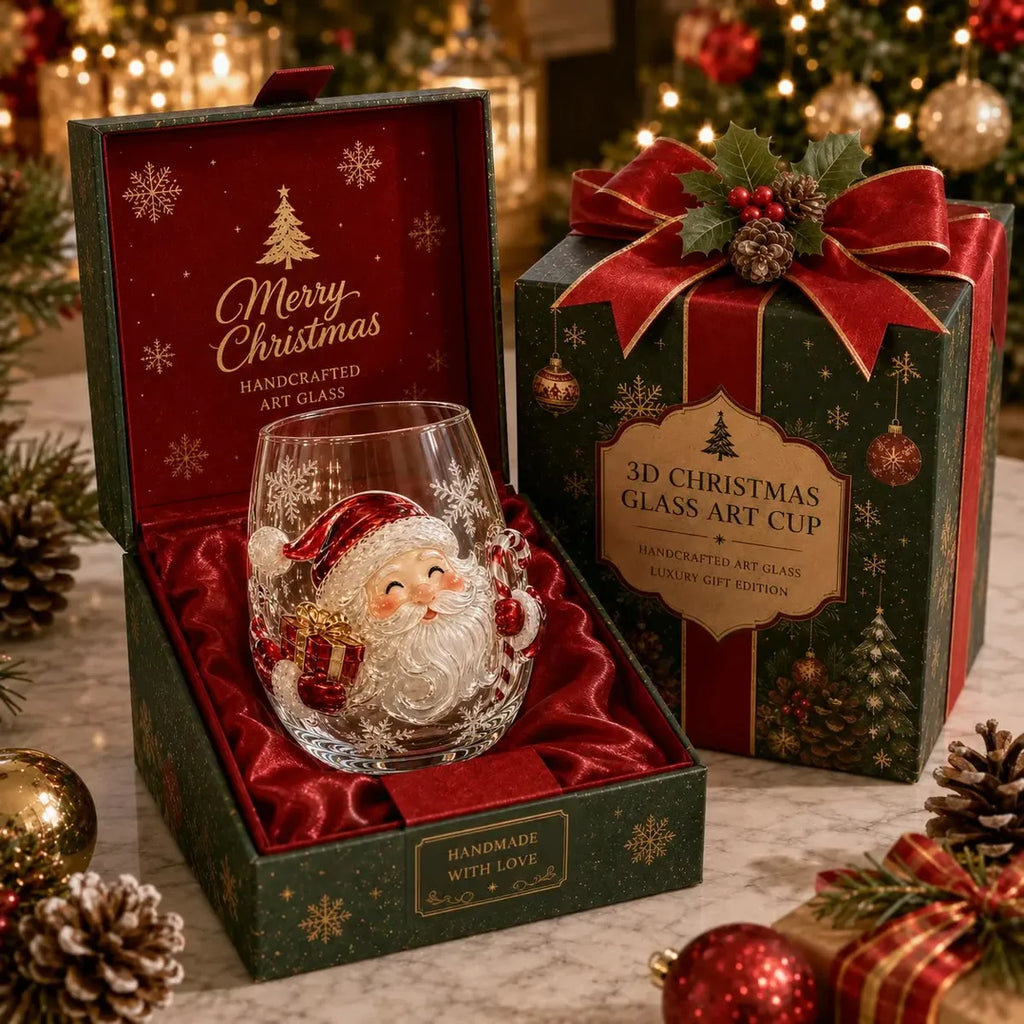 Magical Christmas 3D Art Glass Collection