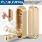 Press-to-Open Space-Saving Folding Wall Hook
