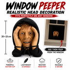 Realistic Peeping Window Halloween Prank Prop