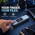 SecureTouch Visual Fingerprint M.2 SSD Enclosure