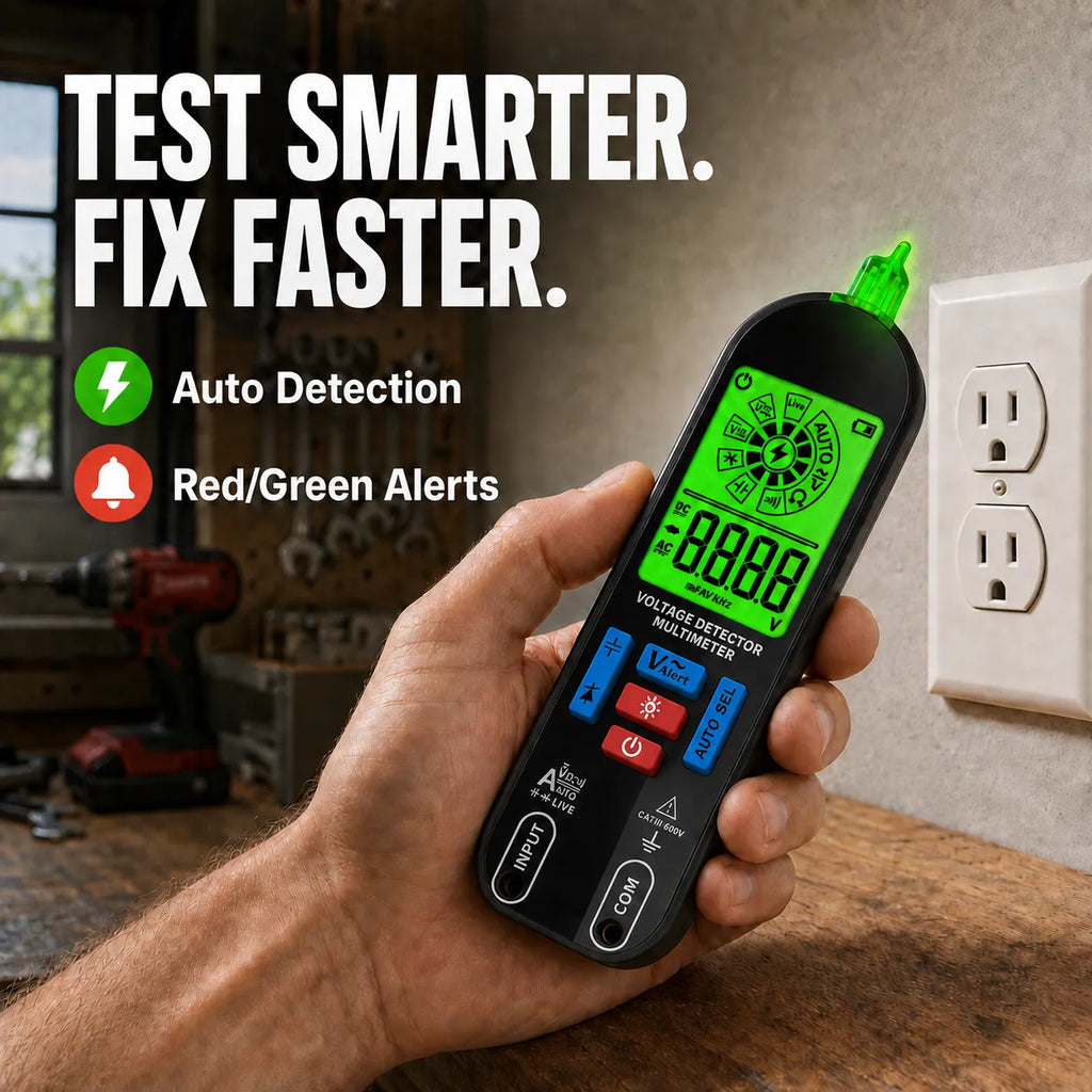 Smart Pen Multimeter with Auto Detection & Color Alerts