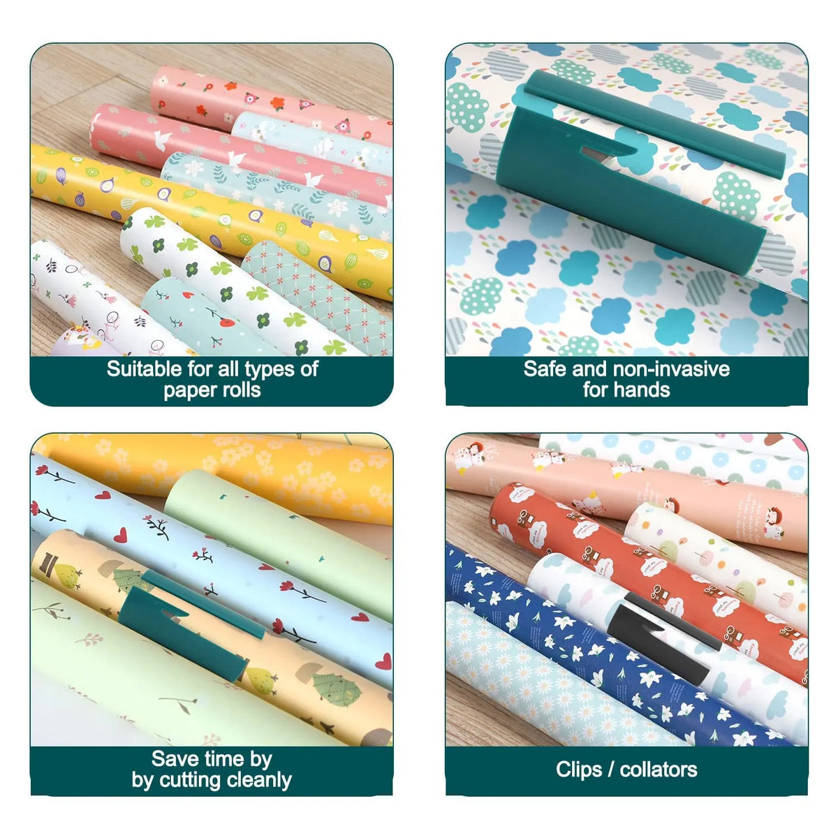 Smooth-Glide Wrapping Paper Cutter