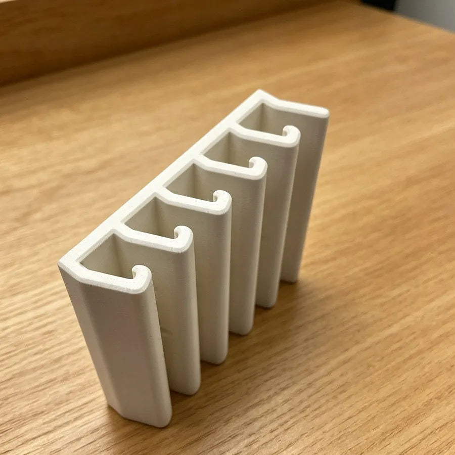 Space-Saving Under-Shelf Food Container Lid Organizer