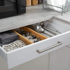 Spring-Fit Bamboo Drawer Dividers