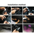Starlit Drive Sound-Reactive Car Footwell Light Kit