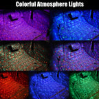 Starlit Drive Sound-Reactive Car Footwell Light Kit