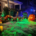Haunted Swamp Green Laser Fog Projector Light